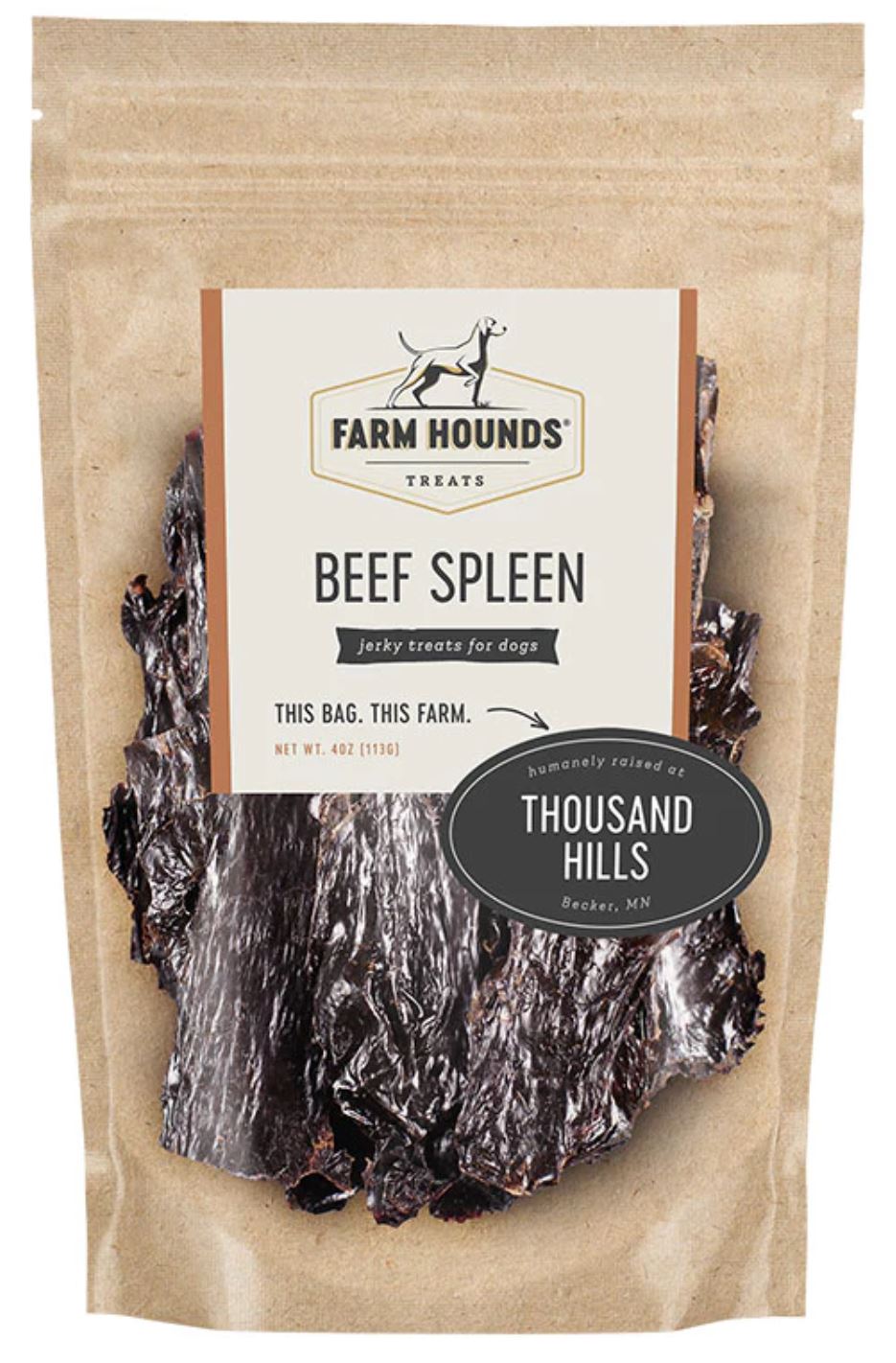 Farm Hounds Beef Spleen Dog Treats