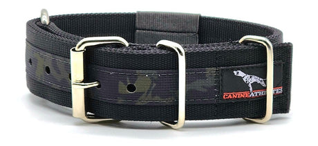 Canine Athletes 2" Pro-HD Heavy Duty Working Dog Black Camo Collar