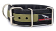 Canine Athletes Pro- HD 2" Dog Heavy Duty Working Collar Black Green