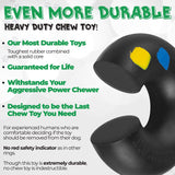 Goughnuts Heavy Duty Large Maxx Black Ring Dog Chew Toy